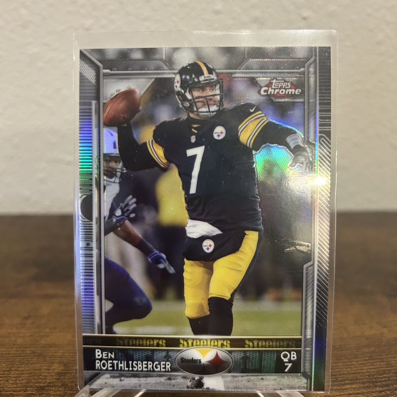 2015 Topps Chrome Refractor Ben Roethlisberger #30 HS