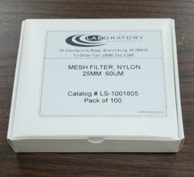 MESH FILTER, NYLON, 25MM, 60UM  PK/100