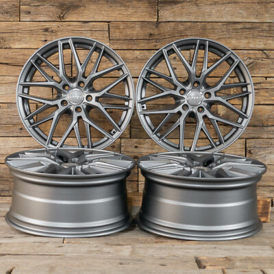 19 Zoll Alufelgen RW01 für Audi A4 S4 A5 S5 B8 B9 8E 8H S Line mit ABE Matt Grau