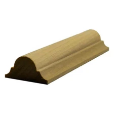 EWAS12 Astragal Moulding, 11/16" x 1-3/8" Unfinished Solid Hardwood