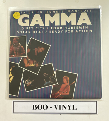 Gamma Dirty City UK 12'' Vinyl Record Single 1980 K12517T Elektra 45 EX / EX
