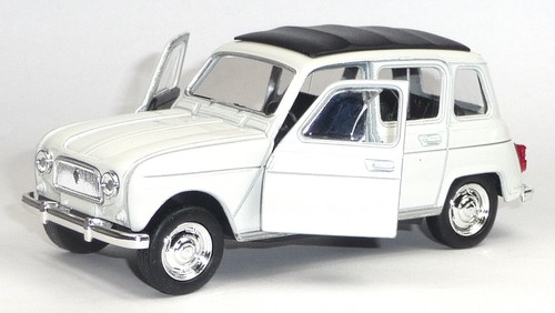 Renault R4 Klassiker Modellauto Spritzguss ca. 12cm weiß von WELLY - Bild 2 von 4