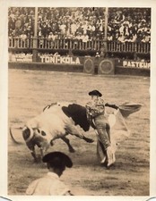 Foto de prensa taurina de México 1905 Matador Arena torero e*P135a