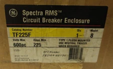 GENERAL ELECTRIC CIRCUIT BREAKER ENCLOSURE CAT NO: TF225F 600VAC 225A