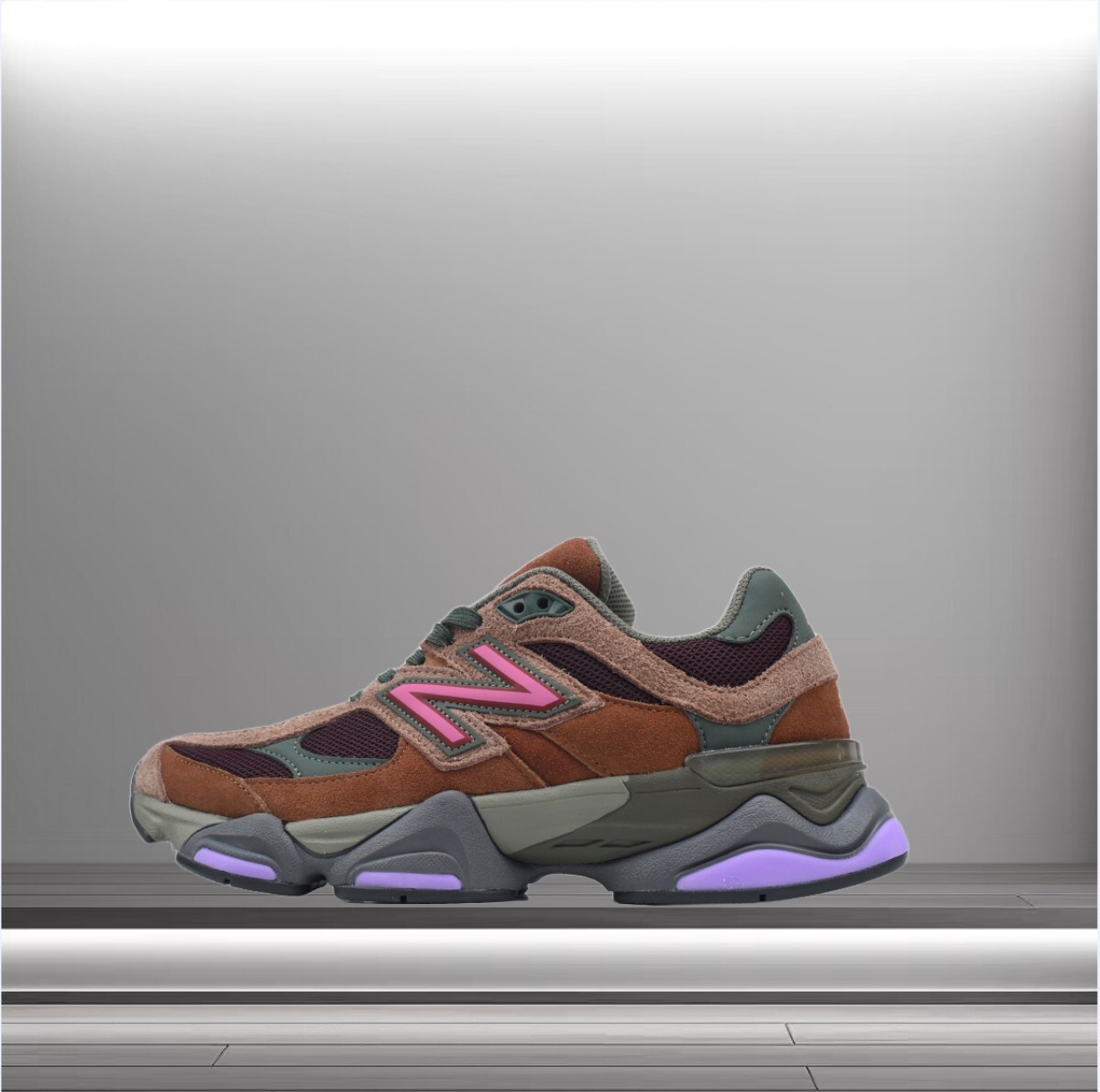 New Balance 9060 Burgundy Pink Men's Running Shoes new with box