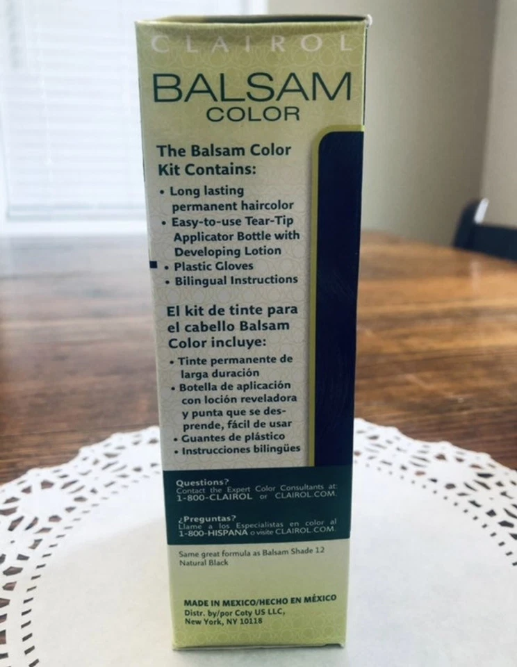 NUEVO Bálsamo Clairol Color de Cabello ~ 618 Negro Foto 3 de 4