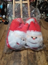 Santa Plus Slippers With Bell New with Comfort Cushion