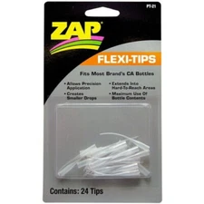 Pacer Technology Zap PT-21 Zap Adhesives Extender Tips (24) New