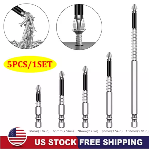 1SET Trapano Avvitatore Alto Magnetico,Forte Durata Magnetica Punta Trapano US - Foto 4 di 20