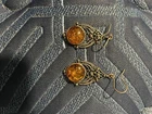 LOT of Vintage Sterling Silver Amber Earrings,Necklace ,Bracelet, Pendant &Ring