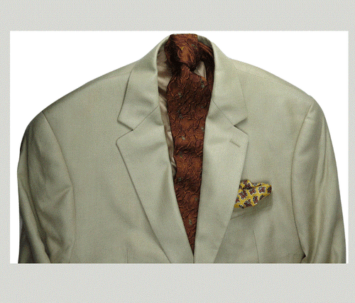 Ralph Lauren Mens Blazer 42 Suit Jacket Sport Coat Silk Bamboo Classic Office - Picture 8 of 9