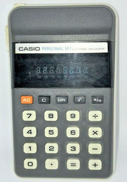 casio vintage calculator