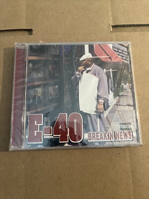 E-40 - Breakin News - CD - Explicit Lyrics - **BRAND NEW/STILL SEALED** - RARE