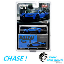 CHASE ! Mini GT 1:64 Bugatti Chiron Pur Sport Blue #379