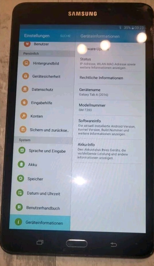Samsung Galaxy Tab A6 (2016) - Bild 4 von 5