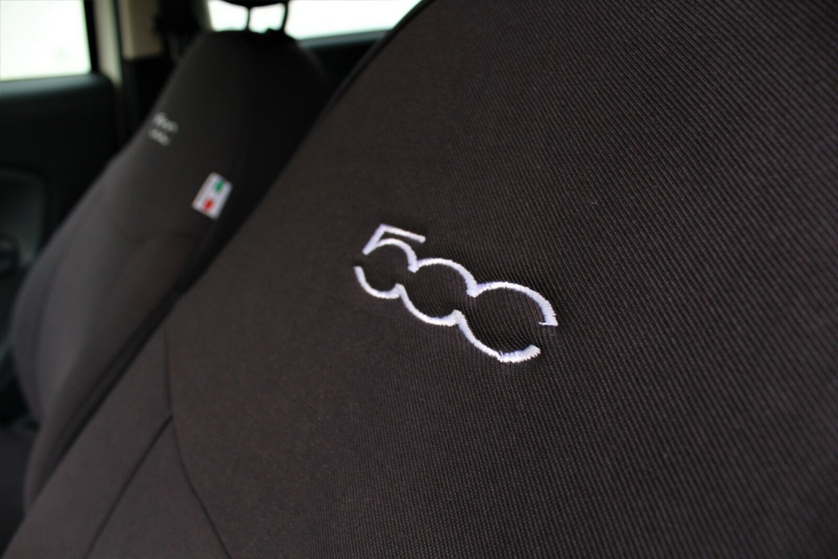 COPPIA COPRISEDILI Fiat 500 SU MISURA Fodere Foderine ANTERIORI Tessuto Cordura - Foto 7