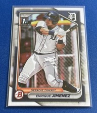 2024 Bowman Prospects #BP-31 Enrique Jimenez Detroit Tigers
