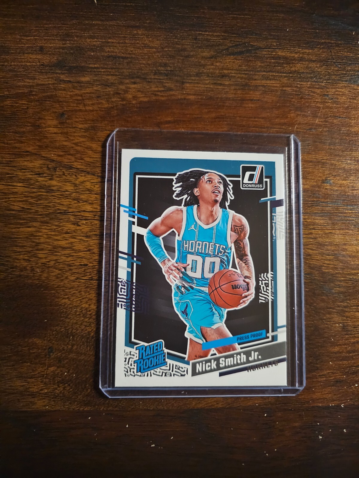 2023-24 Donruss Silver PRESS PROOF Rated Rookie RC SP #248 Nick Smith Jr Hornets