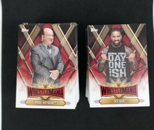 2019 Topps WWE Road to WrestleMania WrestleMania 35 Roster (Pick your Card)