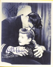D-JIM DAVIS/BETTE DAVIS Autograph Photo from WINTER MEETING w/coa