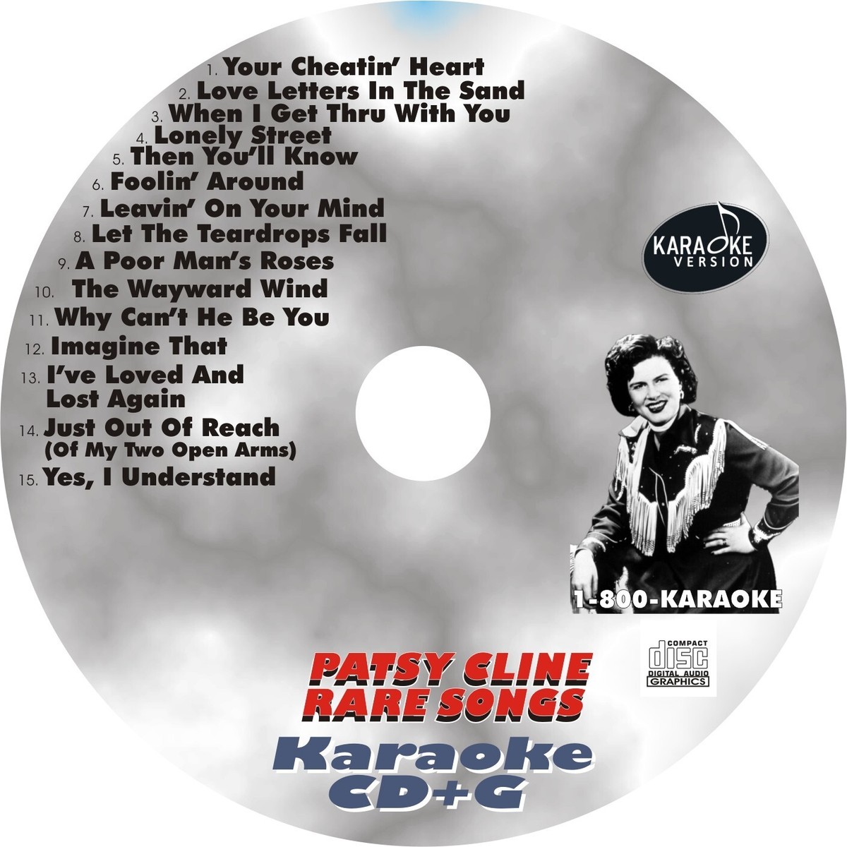 Karaoke CD+G Chartbuster Country Classic – VOL-5006, 3 CD, Maniche Bianche, Nuovo