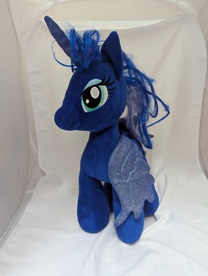 My Little Pony Build A Bear Prinzessin Luna weiches Plüschtier geflügeltes Einhorn