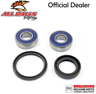 All Balls 25-1226 Kit Cuscinetto Ruota Anteriore Per Yamaha YFM250 BearTracker (99-00) - Alta Precisione ABEC 3