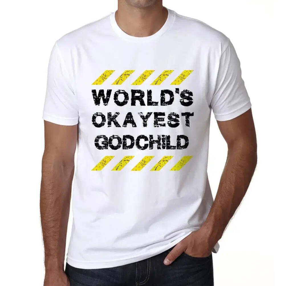 Herren Grafik T-Shirt Das beste Patenkind der Welt – Worlds Okayest Godchild