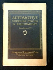 Vintage Hammacher Schlemmer Catalog 577 Automotive Tools + car auto oil original