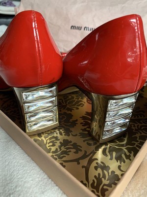 Miu Miu Ribbon Bijou Pumps | eBay