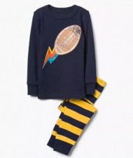 NWT Gymboree RISING STARS Boys Football Sports PJs Pajamas Size 4