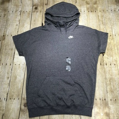 nike short sleeve fleece hoodie