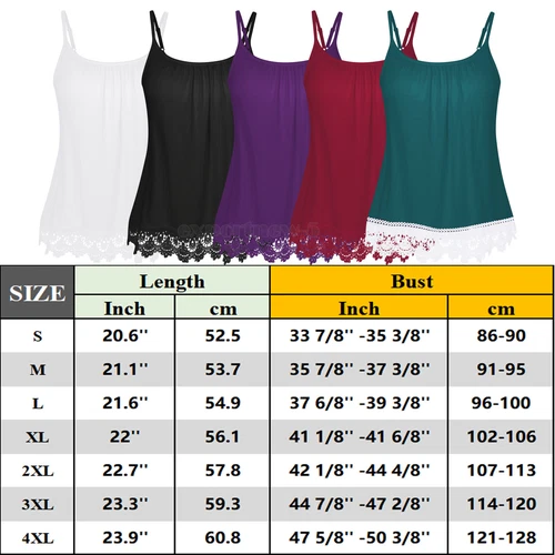 Women with Built in Bra Flowy Shelf Bra Tank Top Padded Adjustable Straps Cami - Picture 2 of 36