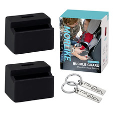 Morlike Silicone Seatbelt Secure Buckle Safety Cover Lock  Keep Children Safe i