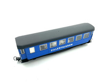 Liliput 716 H0e, 4-achsiger Personenwagen Zillertalbahn, blau, OVP