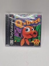 Q-Bert Sony PlayStation 1 PS1 Factory Sealed 1999 (Black Label) Sealed