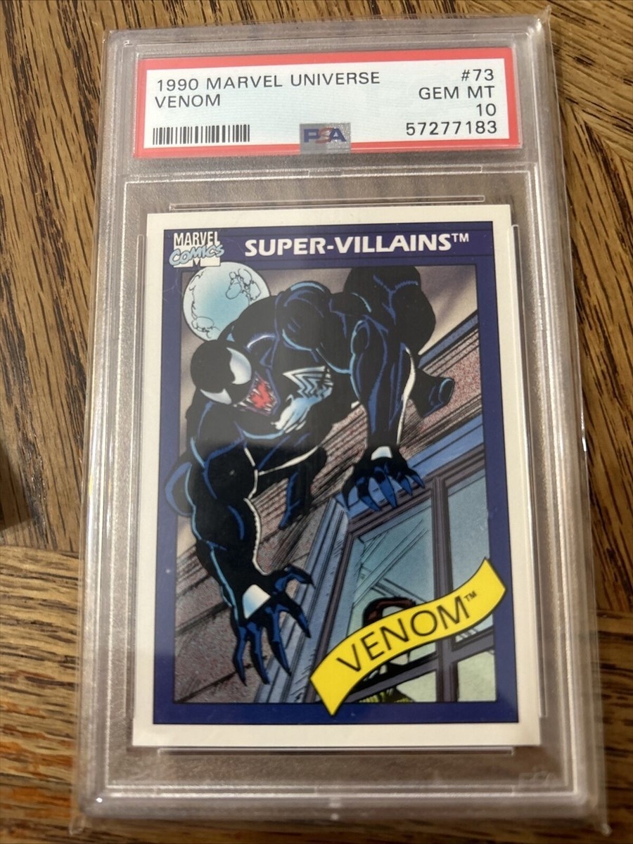 1990 Impel Marvel Universe Super Villains #73 Venom PSA 10 GEM MINT