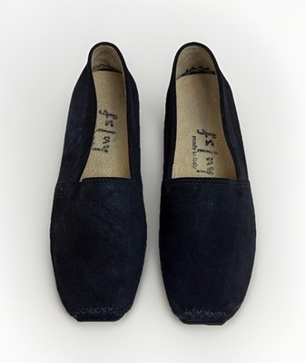 French Sole NY Women s Alexis Navy Malta Suede Espadrilles Size 5 Made In Italy