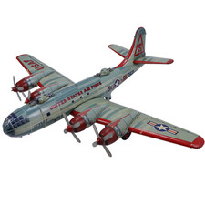 1950s United States Air Force Tin Plane - Boeing B-50 Superfortress (S01#064)
