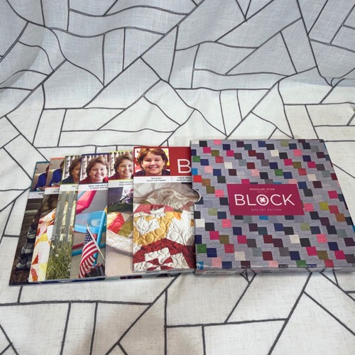 Missouri Star Quilt Co BLOCK Box Set 6 Magazines Multicolor Quilt Patterns Tips