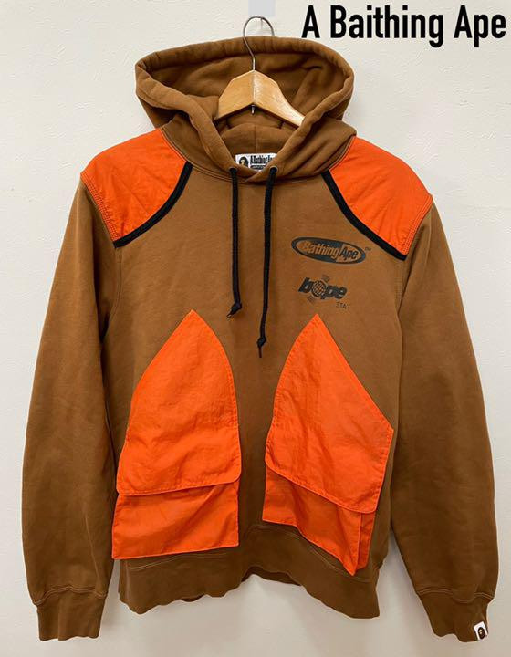A Bathing Ape Pullover Hoodie Brown | eBay 