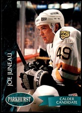 Joe Juneau Boston Bruins 1993 Parkhurst Hockey Card #2 Calder Candidate