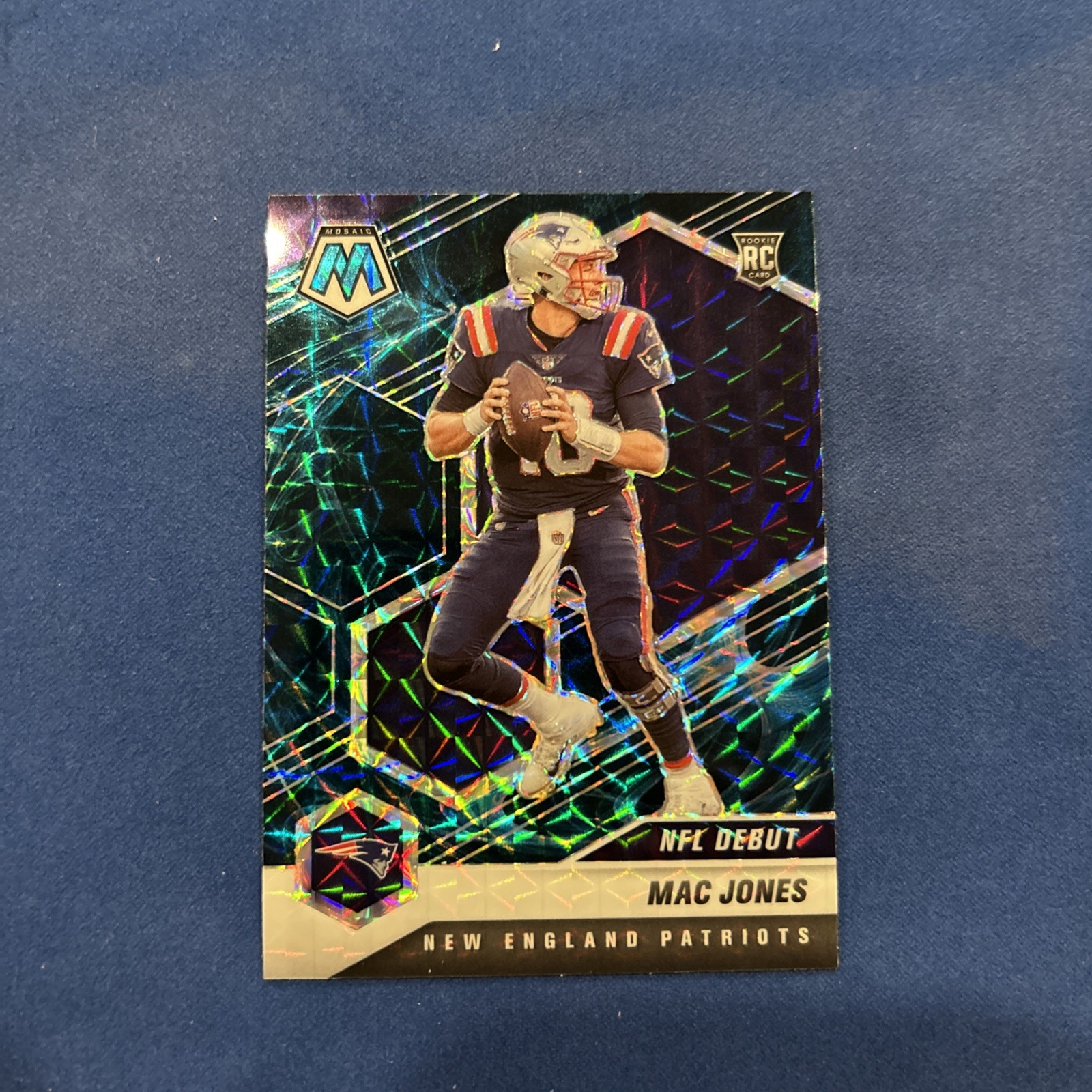 2021 Mosaic Mac Jones Genesis Rookie Debut  Patriots 49ers