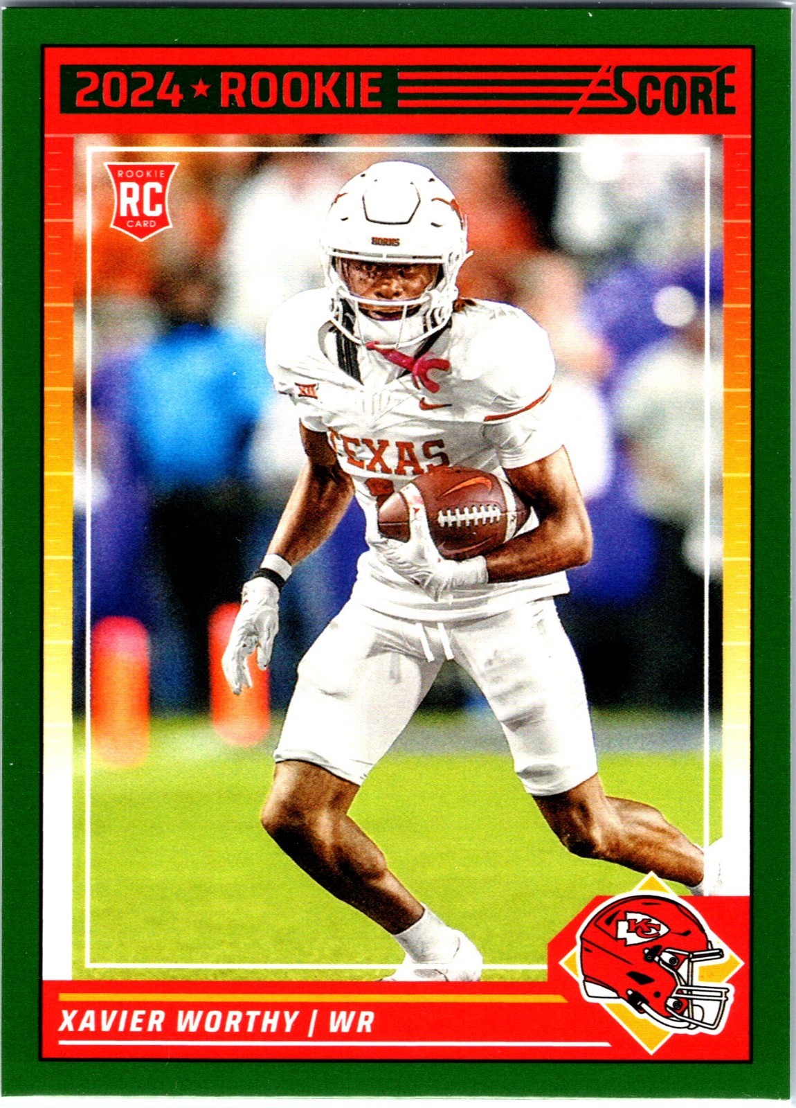 2024 Score - Rookies Xavier Worthy #324 Green (RC)