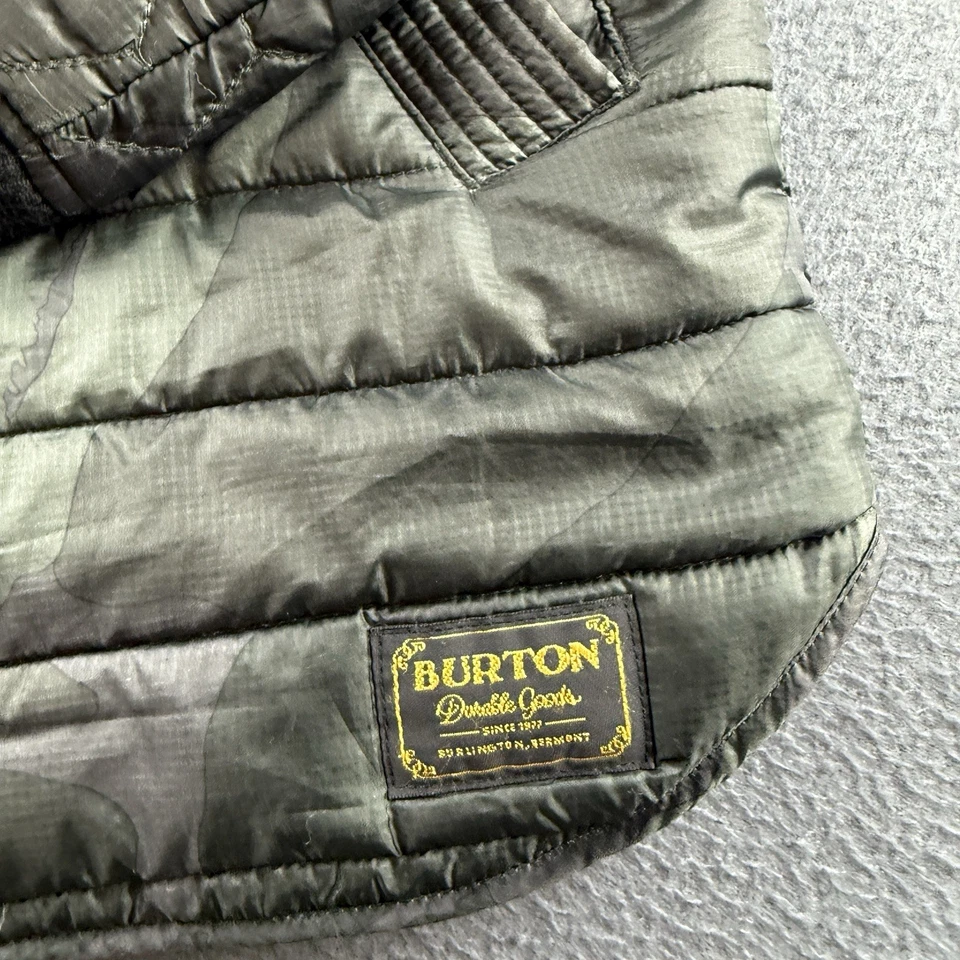 Burton Jacket Men’s S Camo Mallett Bomber Quilted Insulated Puffer Snowboard - Image 3 of 4