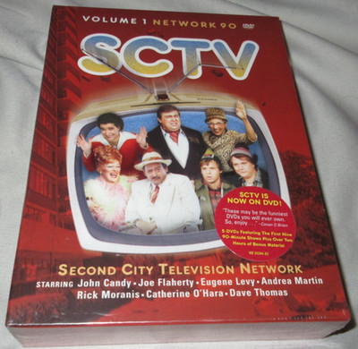 SCTV Volume 1 DVD's NEW 5-Disc Sealed John Candy Eugene Levy Catherine O'Hara