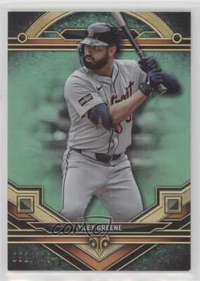 2024 Topps Triple Threads Aquamarine 92/149 Riley Greene #164 1c3k