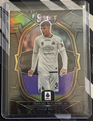 2022-23 Select Serie A Daniel Maldini Black 1/1 62 Spezia Calcio