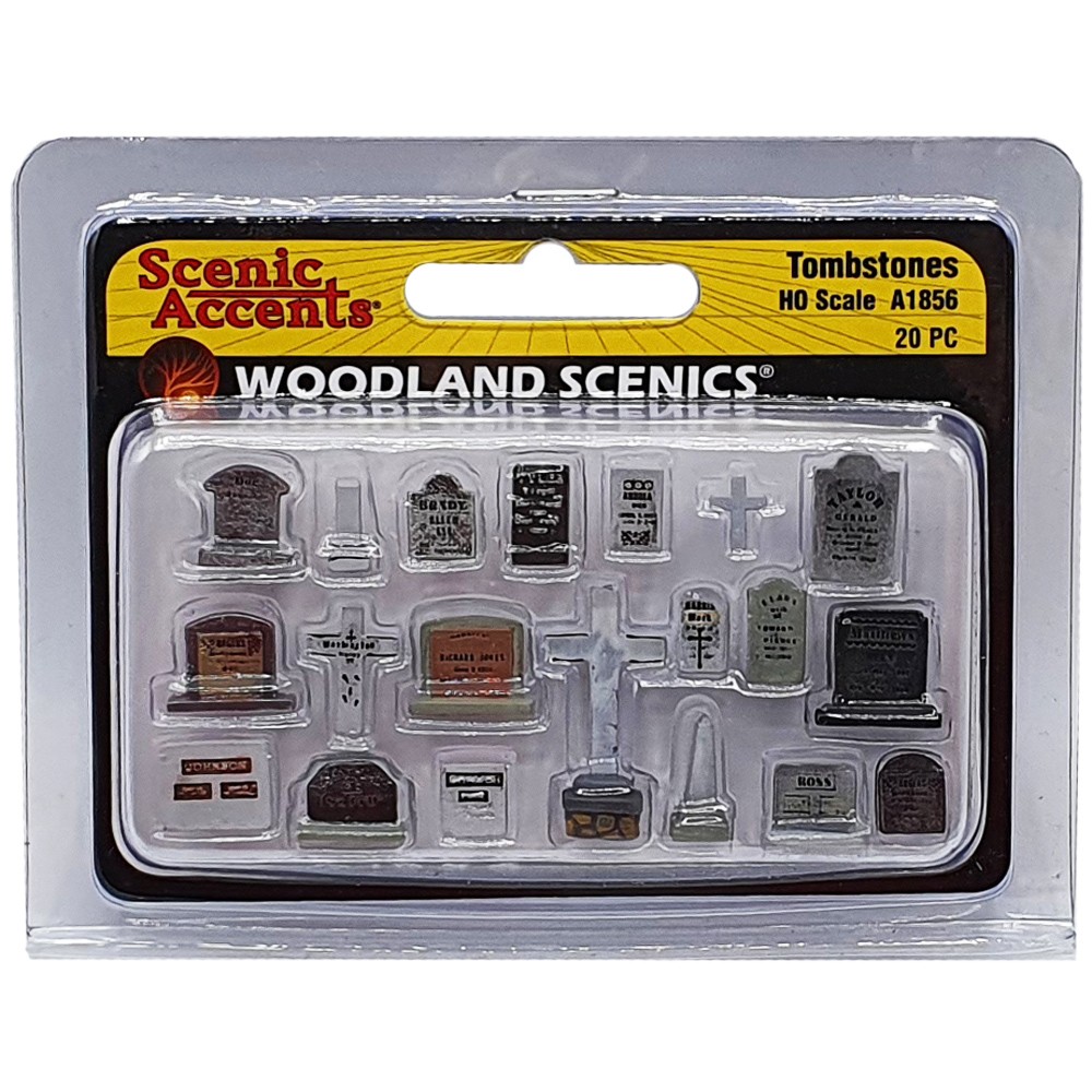 Gravestones Scenery for HO OO Scale Model Railway and Dioramas Woodland Scenics
