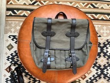 Filson Co Medium Field Bag in Otter Green - Rugged Twill Canvas & Leather
